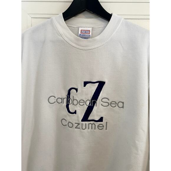 Vintage Caribbean Sea Cozumel Mexico Crewneck - Picture 2 of 5